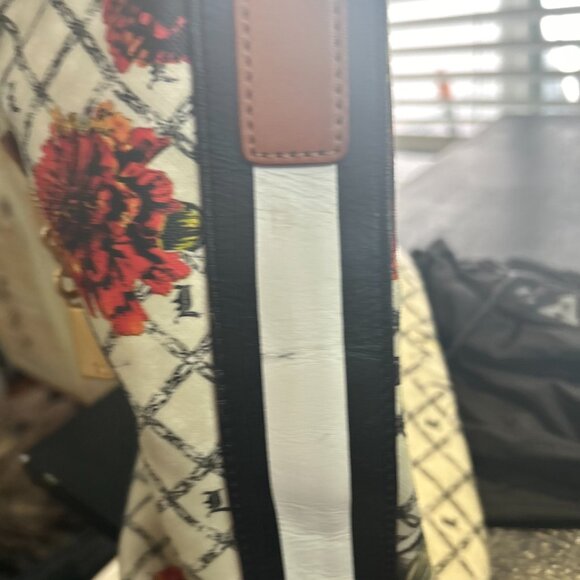 Rare L.A.M.B. Signature Marigold "Broadgate" Leather Bucket Hobo Bag - Picture 2 of 6